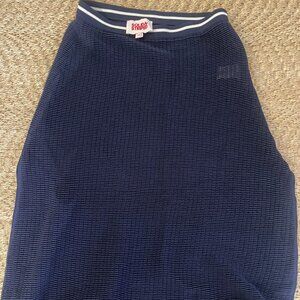 Solid and Striped - NAVY KNIT SKIRT